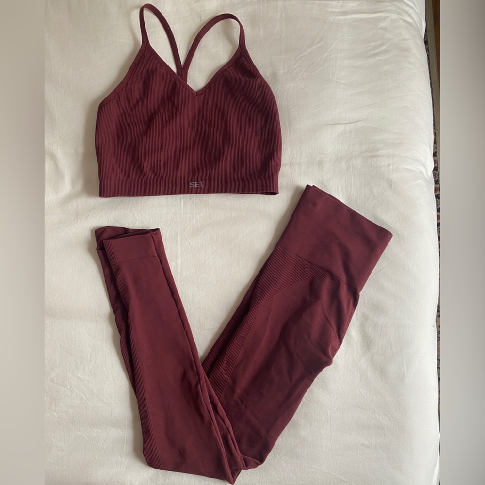 Set active Sculptflex set in Merlot - Small